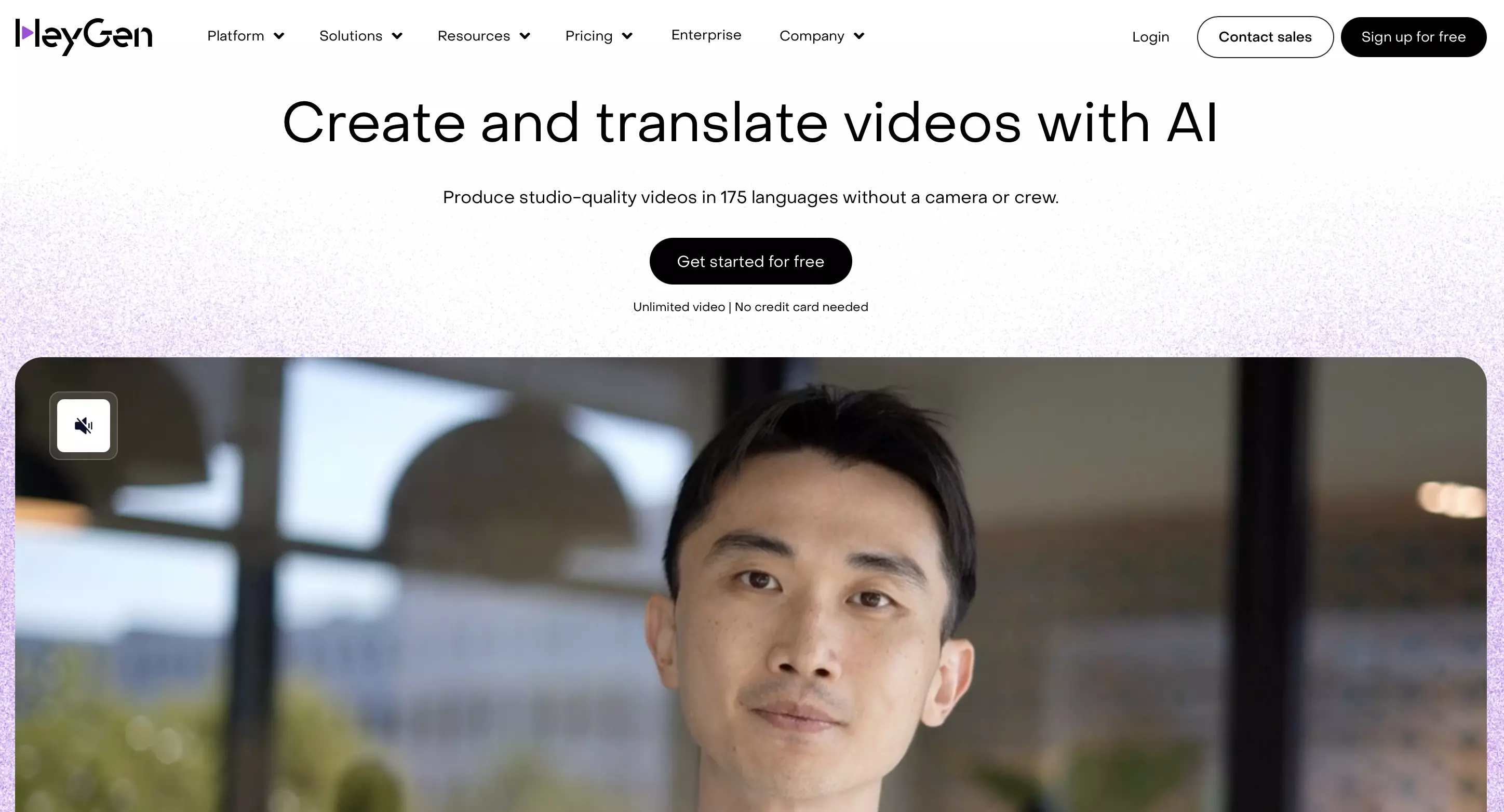 Screenshot of HeyGen website Image: Screenshot of HeyGen website