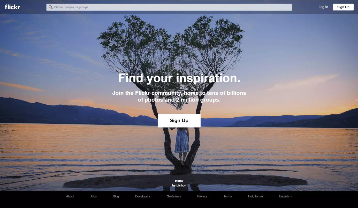 Image: Flickr website
