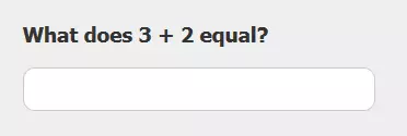 Image: A mathematical captcha