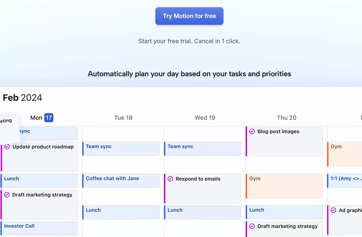 Screenshot from the Motion website Image: Screenshot from the Motion website