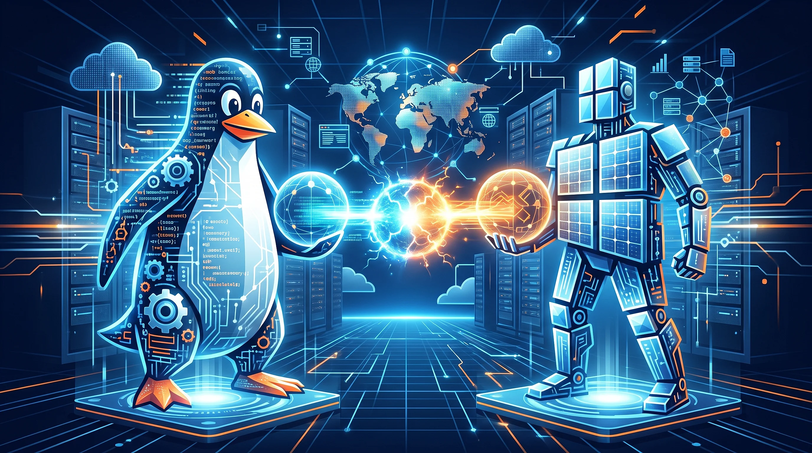 Image: Linux vs Windows - Which web server solution comes out on top?