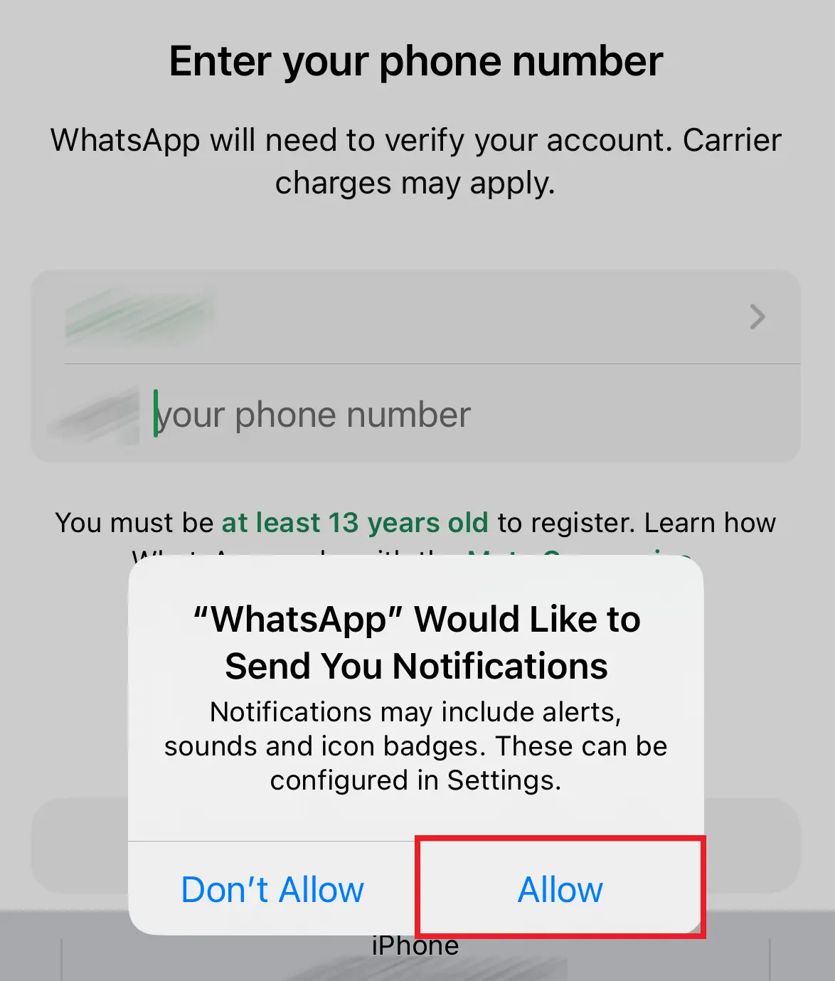 Confirm messages from WhatsApp Image: Confirm messages from WhatsApp