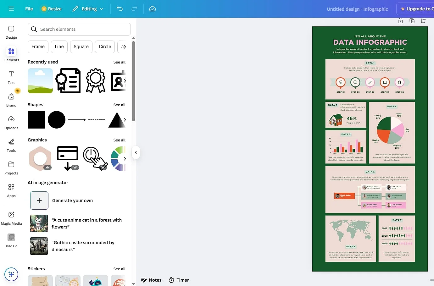 Image: Canva user interface
