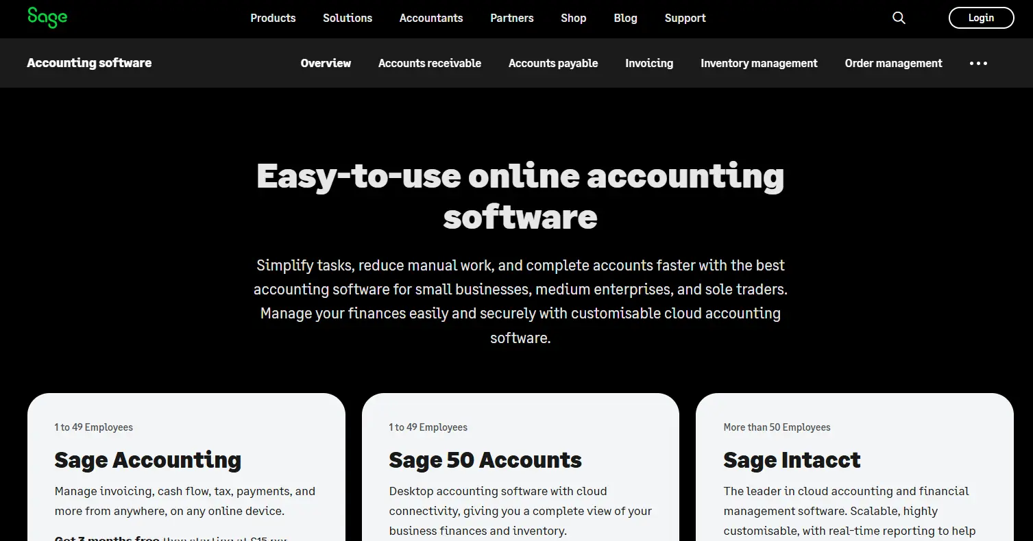 Image: Sage website