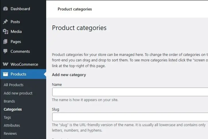 Image: WooCommerce Plugin: Categorise Pages