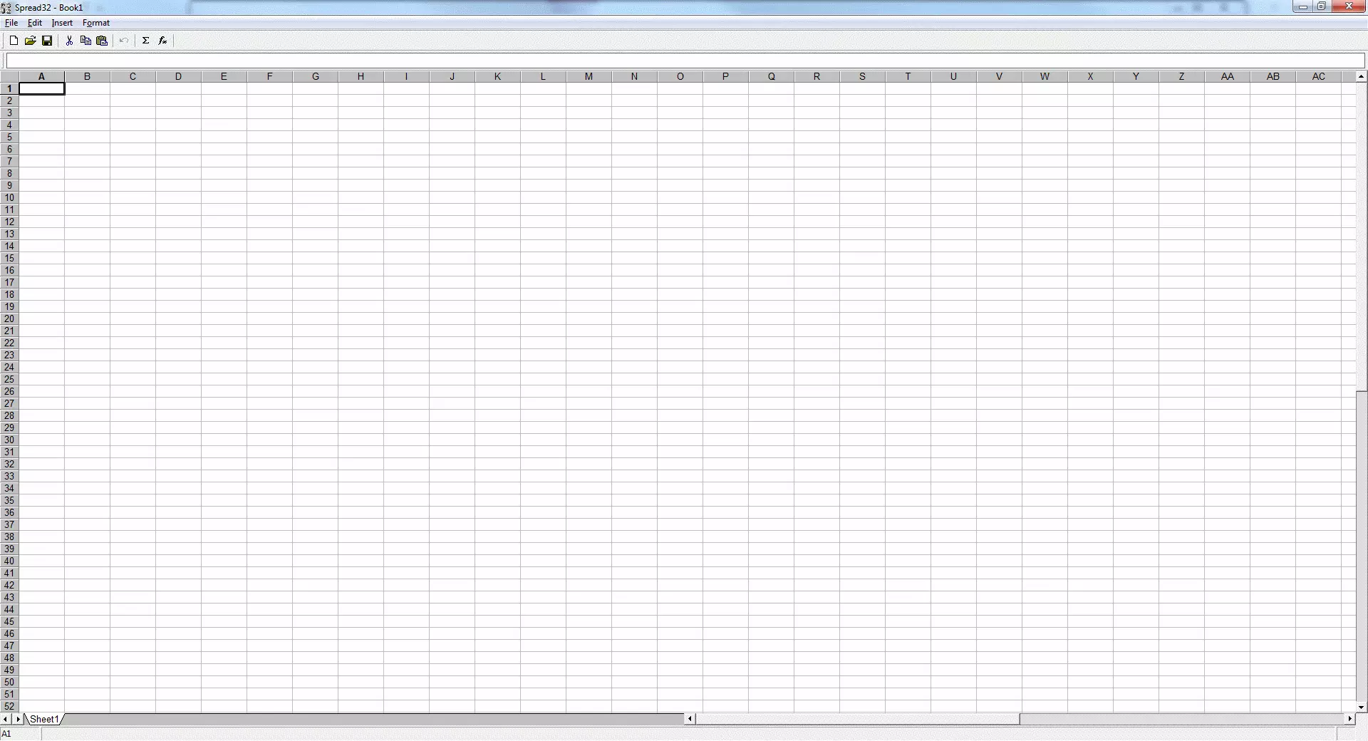 Image: Screenshot Spread32 desktop version