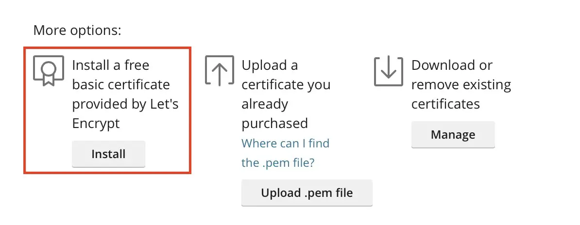 Plesk: Let’s Encrypt Image: Plesk: Let’s Encrypt
