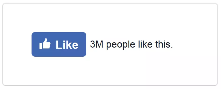 Image: Facebook’s ‘Like’ button