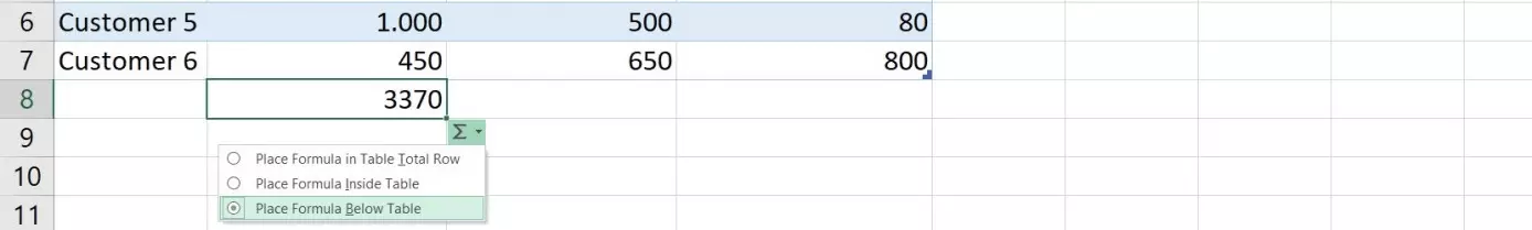 AutoCorrect function for formula integration: Excel 2016