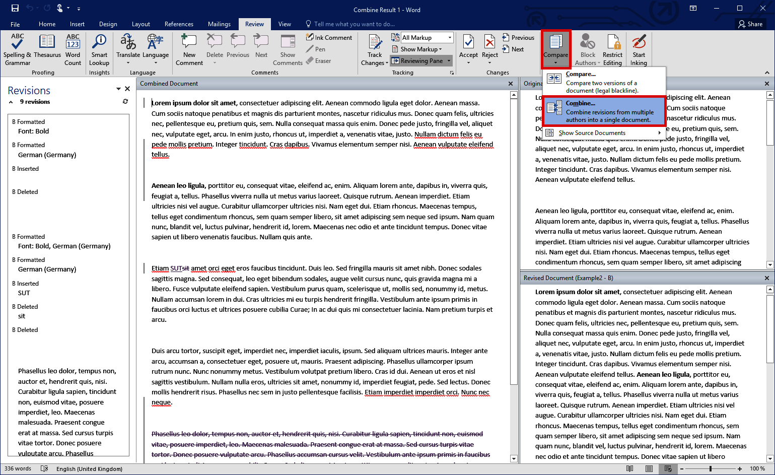 How to merge Word Documents easily - IONOS UK
