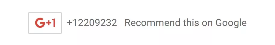 Image: Google‘s +1 button