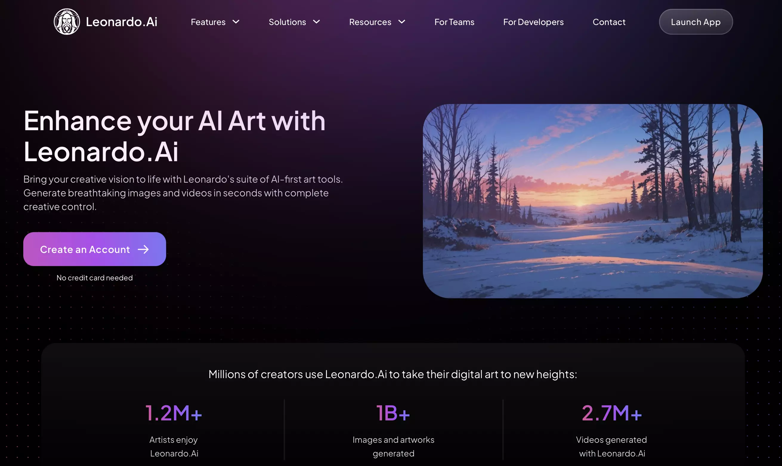 Leonardo.ai website Image: Leonardo.ai website