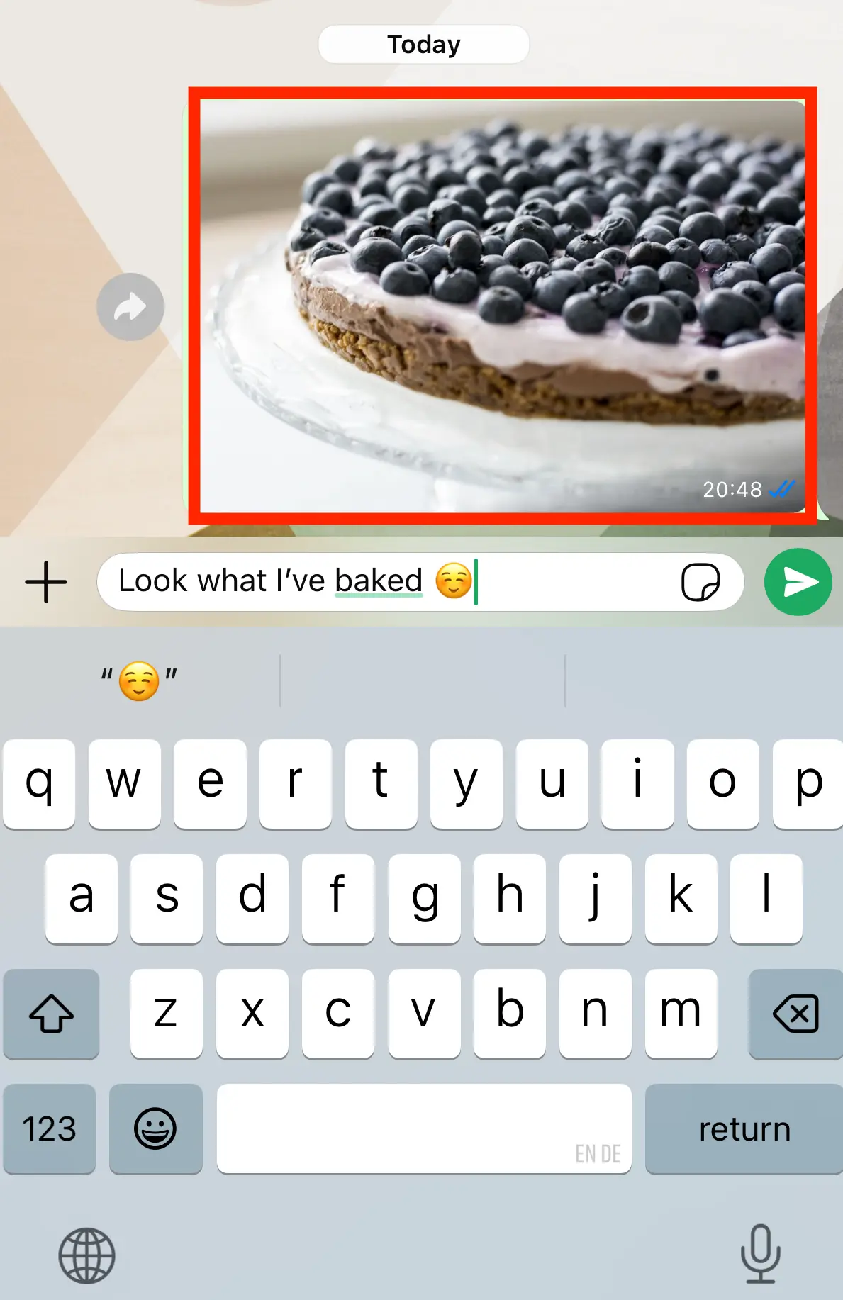 Save images by tapping on iOS Image: Save images by tapping on iOS