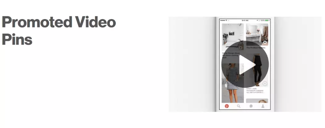 Image: An example of a promoted video pin