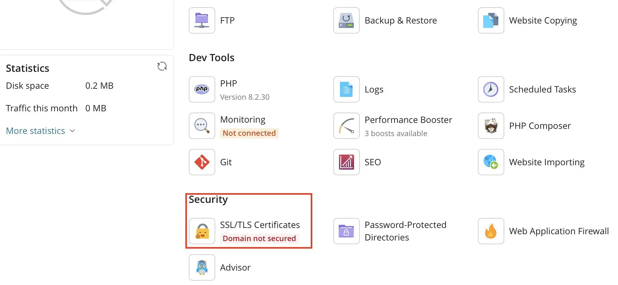 Plesk: SSL/TLS certificates Image: Plesk: SSL/TLS certificates