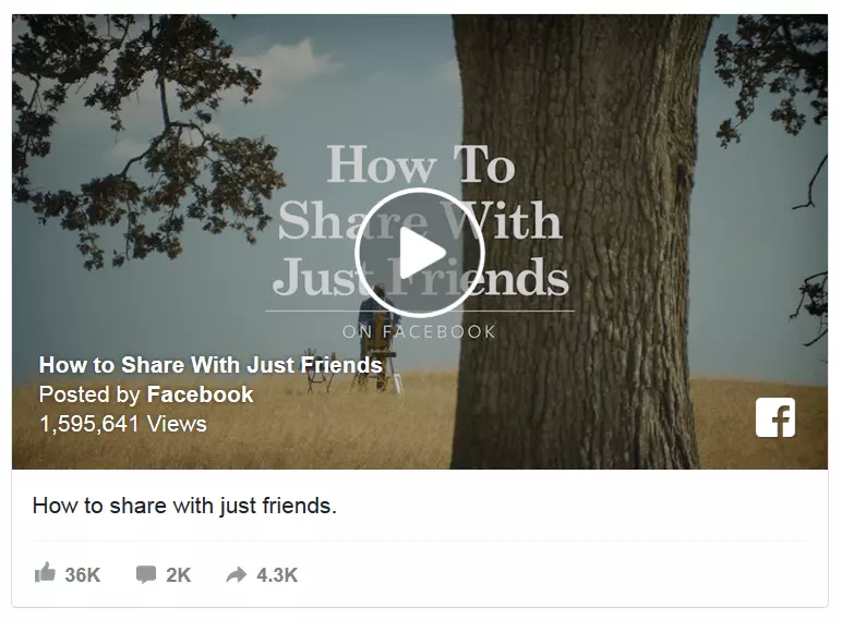 Image: Facebook‘s ‘Embedded Videos’ plugin