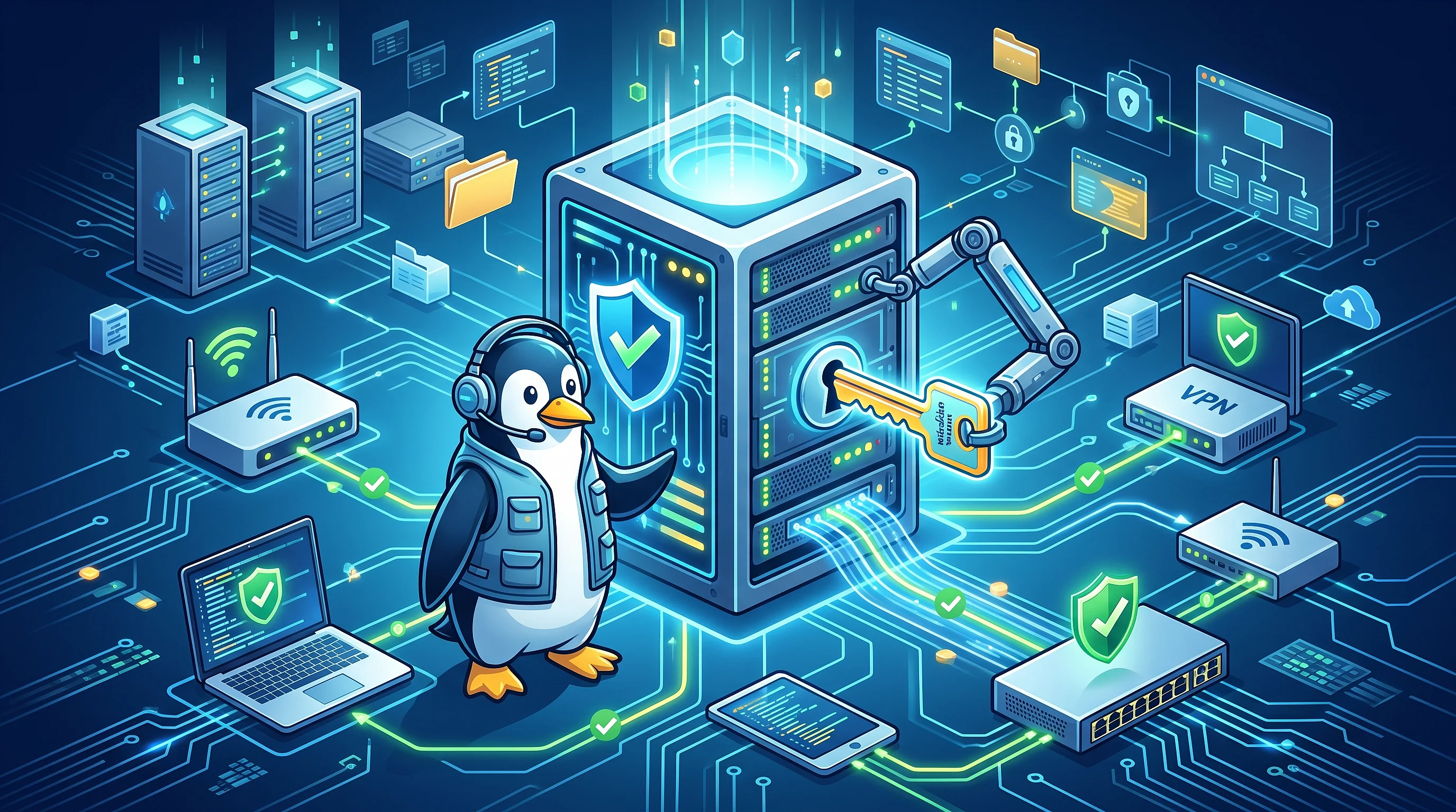 Image: How to set up a RADIUS server step by step