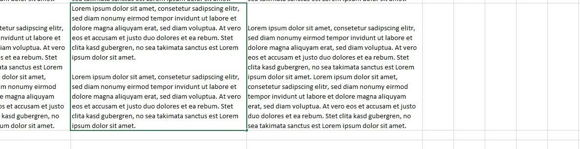 Image: Double line break: Excel 2016