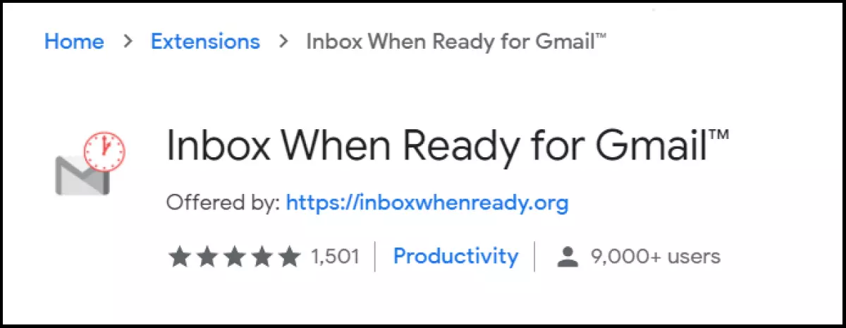 Image: Inbox When Ready locks and blocks the inbox until all previous mails are processed