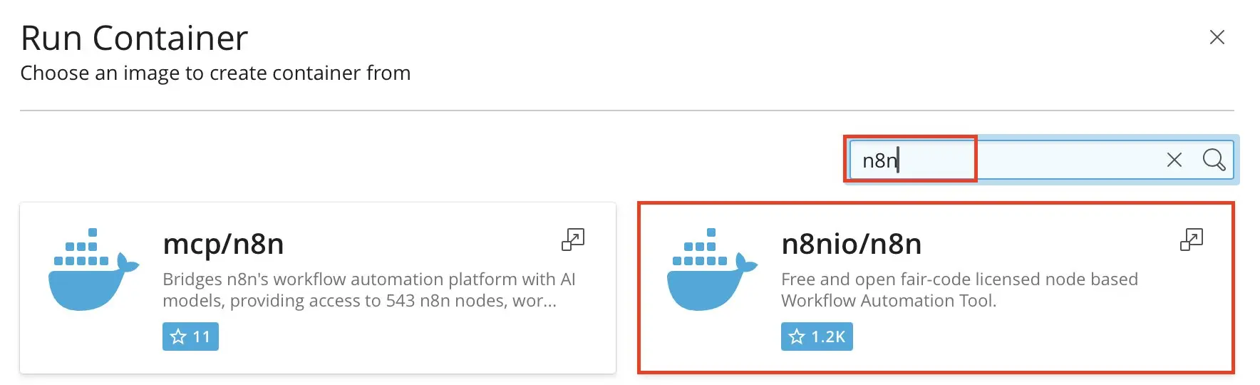 Plesk: n8n container Image: Plesk: n8n container