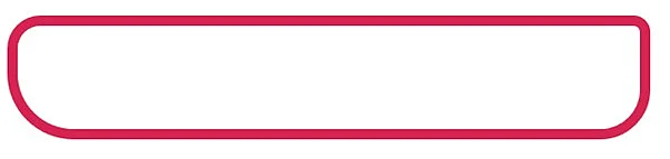 Image: Frame with rounded corners: A different value was defined for each corner