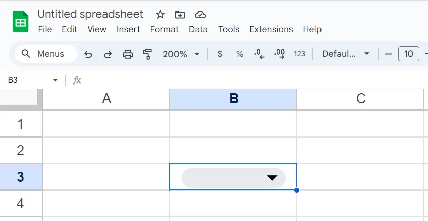 Google Sheets: Drop-down list Image: Google Sheets: Drop-down list