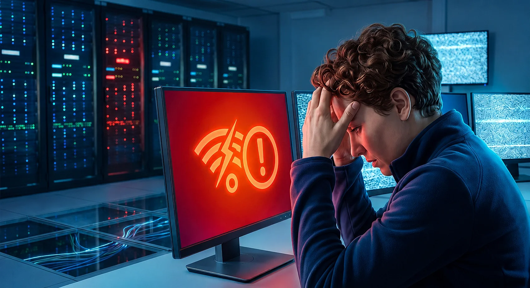 Image: Server failure: risks, consequences, countermeasures