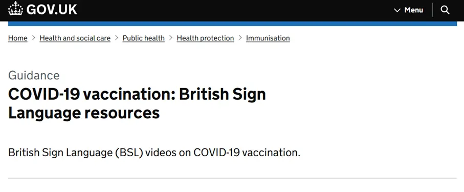 Alt text: Screenshot of the GOV.UK Image: Alt text: Screenshot of the GOV.UK
