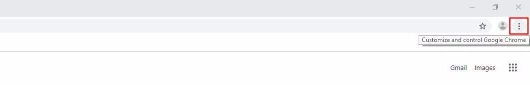 Image: Google Chrome: Three-dot icon in the menu bar