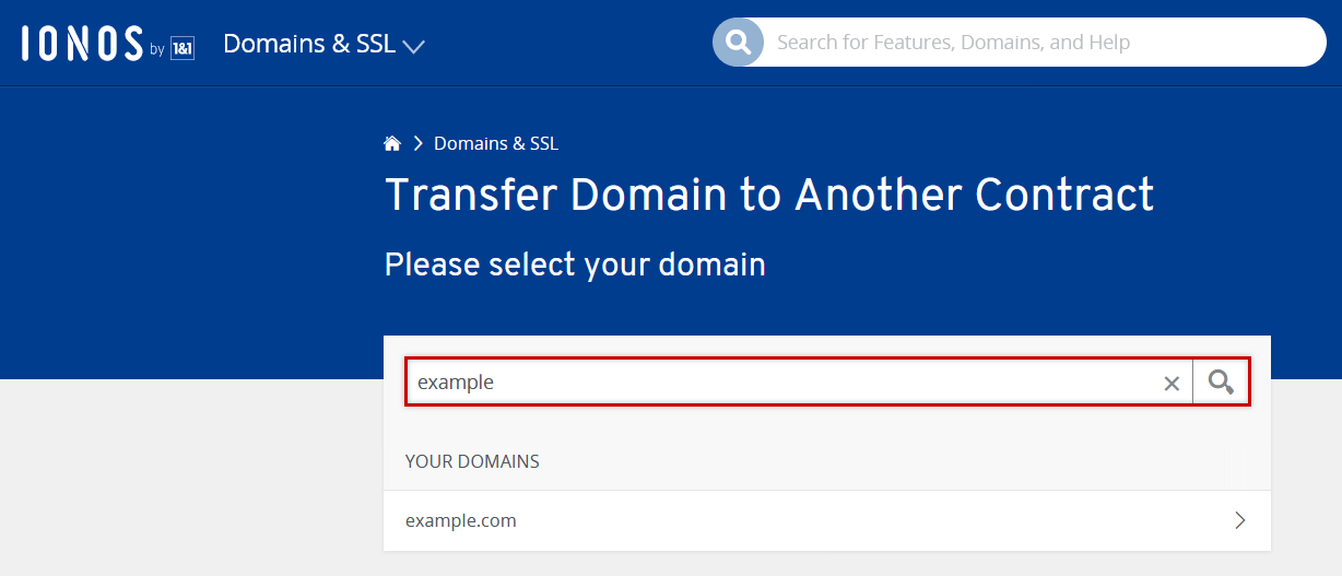 Domain Transfer Selection
