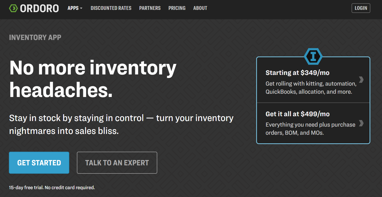 Ordoro inventory management system Image: Ordoro inventory management system