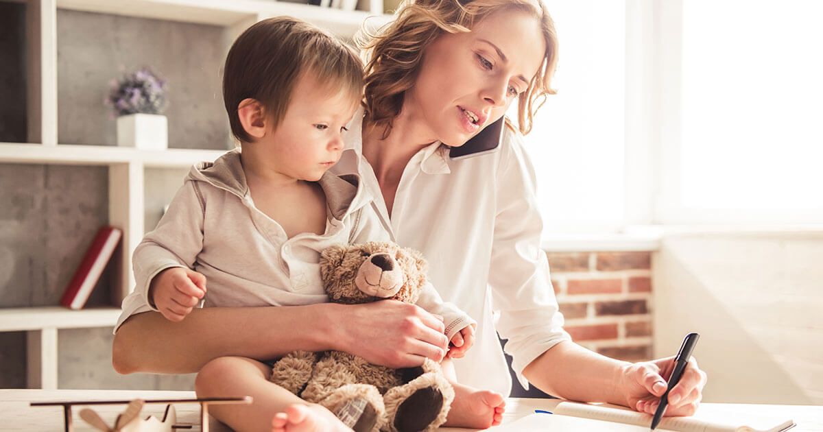 Working from home with children: Reduce stress on both sides